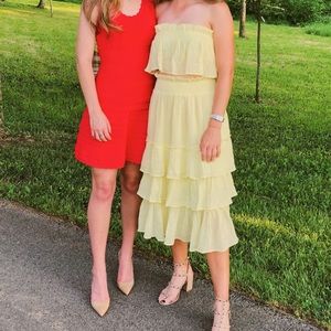 Skylar and Madison yellows midi set